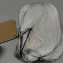 WERD Short White Bob Wig Bangs Straight White Wig for Women Natural Synthetic Short Wig Bangs for Daily Party Cosplay Halloween