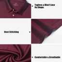 5 Pack Polo Shirts for Men Dry Fit Short Sleeve Golf T-Shirt Moisture Wicking Collared Casual Work Tops (L)