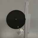 Paper Towel Holder Countertop, Standing Paper Roll Holder with Anti Slip Weighted Base, Stainless Steel Freestanding Paper Towel Holder for Kitchen, Silver