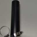 1 1/2" ID Gasoline Fuel Filler Neck Hose with 2 Clamps, Reinforced Gas tank Filler Hose 7 7/8" Length