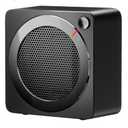 Gaiatop Mini Space Heater, Lightweight PTC Ceramic Fast Heating 500W Energy Efficient for Indoor Use, Overheating & 45 Tip-Over Protection, Portable Desk Electric Heaters for Office Home Black