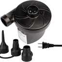 Electric Air Pump for Inflatables - Air Mattress Pump for Bed - Portable Quick Fill Inflator Deflator for Inflatable Airbed,Blow up Pool, Raft, Boat, Floats, Toy, Swimming Rings (AC 110 Volt 130W)