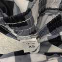 Alimens & Gentle Womens Pajama Pants Plaid Stretch Comfy Lounge Pants Drawstring Sleep Bottoms with Pockets (XS, Black&white)