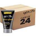 Got2b Glued Travel-Size Spiking Hair Gel, Strong Hold for On-the-Go Styling, Mini 1.25 oz Tubes, Ultra, (Pack of 24)