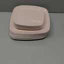 PULOTE 60PCS Pink Square Plastic Plates Disposable - Premium Quality Pink Set Include 30 Dinner / 30 Dessert Plates for Party, Wedding & Valentines Day