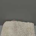 OLANLY Bathroom Rugs 30x20, Extra Soft Absorbent Chenille Bath Rugs, Rubber Backing Quick Dry, Machine Washable Bath Mats for Bathroom Floor, Tub and Shower, Home Decor Accessories, Ivory