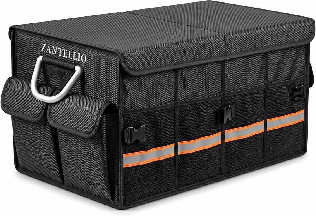 Heavy Duty Car Trunk Organizer, Collapsible Cargo Box