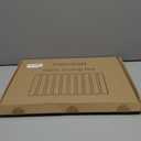 Collapsible Stone Dish Drying Mat for Kitchen Counter - 24" x 16" Diatomaceous Earth Mat, Super Absorbent & Quick Dry, Include Anti-Slip Pad & Sanding Tool, Grey