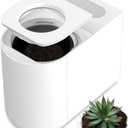 5L Electric Kitchen Composter, Indoor Countertop Compost Bin with Visible Window, Intelligent Humidity Sensor, LED Display, Odorless & Auto-Cleaning – Turns Food Waste into Pre-Compost