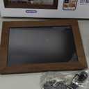 Uhale Digital Picture Frame 32GB Storage 10.1 Inch Wood WiFi Electronic Photo Frames SD Card Slot IPS Touch Screen HD Display Auto Rotate Slideshow Share Videos Photos Instantly Send Wishes Remotely