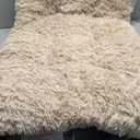 KSIIA Dog Crate Bed Washable Dog Beds for Large Dogs Deluxe Plush Fluffy Comfy Thick Kennel Pad Anti-Slip & Anti-Scratch Pet Sleeping Mat, 35 x 23 Inch, Camel