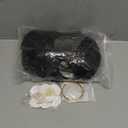 MARYLING Kinky Straight V Part Wig, Synthetic, Clip in, Long Wavy, Glueless, Black, 20INVH (1B)