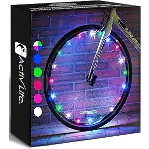 Active Life Bicycle Light Bike Rechargeable Reflective Rear Cycling Lights Spoke Front LED Decorative Light Wheel