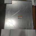 TETOTE 24 x 32 Backlit Bathroom Mirror Brushed Nickel Metal Frame LED Light Vanity 3-Color White/Warm/Natural Stepless Dimmable Anti-Fog Backlight Mirror Wall-Mounted