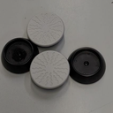 4 Pack Baby Gates Wall Cups (Black)