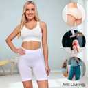 Slip Shorts for Women Under Dresses Anti Chafing Boyshorts Seamless Smooth Shorts (M)