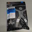 POWERLIX Adjustable Compression Knee Brace for Men & Women, featuring Stabilizers & Patella Support, Optimal Recovery for Knee Pain, Medical Knee Sleeve for Arthritis, Weightlifting, Dance, Running (Large, Black with Strap)