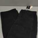 Flamingals Women’s Mid Waist Wide Straight Leg Jeans Casual Fashion Trendy Denim Crop Denim Pants Without Belt Black S