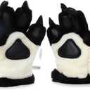 1 Pair Cute Lifelike Panda Gloves Panda Paws Winter Warm Gloves
