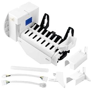 WR30X10012 WR30X10093 Ice Maker Kit Replacement for G.E Hot.Point Ken.More Refrigerators GSS20IEMDWW GSS25JFMDWW, Replace WR30X10061 by TOMOON