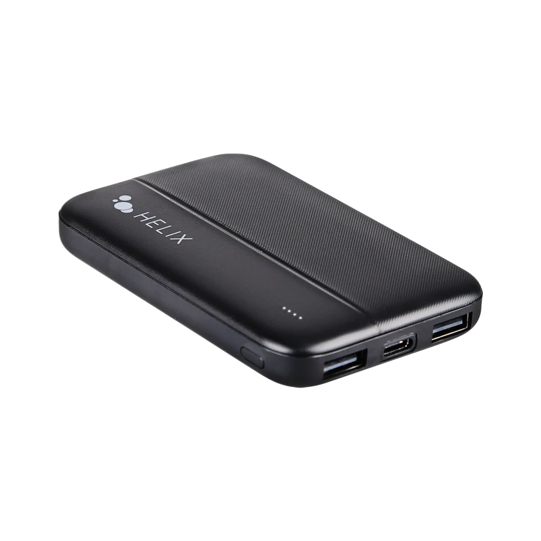 Helix Power Bank 5,000 mAh with Dual USB-A Ports