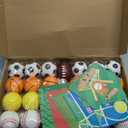 Labrostar Valentines Day Gifts for Kids 30Pack Valentines Cards With Sports Squeeze Balls Valentines Exchange Cards for Boys Girls School Classroom Prizes Party Favors