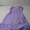 PRETTYGARDEN Women's Summer Floral Boho Maxi Dress Wrap Short Sleeve V Neck Ruffle A-Line Flowy Wedding Guest Long Dresses XL