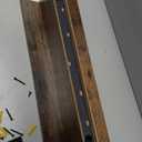 BAYKA Floating Shelves, 22.5 inch Rustic Wood Wall Shelves for BathroomBedroom, Living Room, Kitchen & Book, Hanging Display Decor Organization Shelf with 22 lbs Capacity (Rustic Brown)