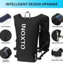 INOXTO Running Hydration Vest Backpack,Lightweight Insulated Pack with 1.5L Water Bladder Bag Daypack for Hiking Trail Running Cycling Race Marathon for Women Men