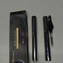 Beard Pencil Filler Kit - 4 Tip Pen and Brush for Men, Facial Hair Enhancer and Mustache Shaper (2 Black Pens)