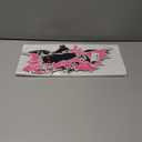 20Pcs Halloween Garage Decoration Magnet Stickers Black Pink Bat Refrigerator Decals Magnet Stickers for Party Home Door Dishwasher Decor