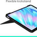 Logitech Combo Touch iPad Air 11-inch (M2, M3 & M4), iPad Air (5th gen) Keyboard Case - Detachable Backlit Keyboard with Kickstand - Midnight Black