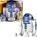 Fisher-Price Imaginext Star Wars Toy R2-D2 (17.5 in Tall) with Lights Sounds & C-3P0 Metal Character Key for Kids Ages 3+ Years