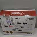 Homemate Electric Heated Blanket Twin Size - 62"x84" Heating Blanket Twin Size 1/2/4/6/8 Hours Auto-Off 10 Heat Level Over-Heat Protection Flannel Sherpa ETL Certification (01 - Light Grey)