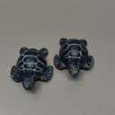 2 Pack Toilet Bolt Caps Decorative Sea Turtles Toilet Bolt Screw Covers Ceramic Cute Bathroom Decor Fun Themed Gadgets Bathroom Replacement Parts(Classic,Blue)