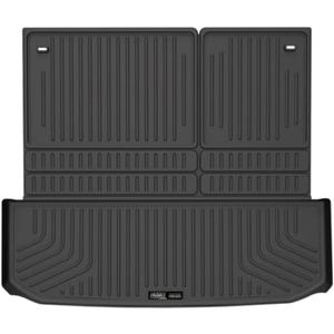 Husky Liners Weatherbeater Cargo Liner | Fits 2022-2025 Infiniti QX60; 2022-2025 Nissan Pathfinder, Fits to Back of 2nd Row, Folds Up/Down w/ 3rd Row | 1-pc Black - 25701