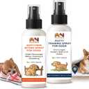 2 x Dog Behavior Training Kit 2-Pack No Chew Spray + Potty Training Spray 2150ml Behavior Correction Set for Puppies & Adult Dogs Safe & Natural Indoor/Outdoor Training Aid