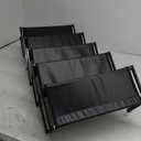 Dog Car Ramp - Portable 5-Step Aluminum Dog Stairs with Non-Slip Surface, Supports up to 250 lbs,17.3" Wide Foldable Dog Steps for Cars, SUVs, High Beds, and Trucks