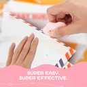 2 x Cute Cloud Box Cutter Retractable, 6Pcs Mini Utility Knife Letter Opener Envelope Slitter, Small Package Opener Paper Cutters with Keychain Hole for Office Home School Stationery DIY Crafts