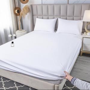 Queen Sheet Set - 3 Piece Collection Bedding Sheets & Pillowcases - Hotel Luxury, 100% Cotton Extra Soft, Cooling Bed Sheets - Deep Pocket up to 15" - Wrinkle, Fade, Stain Resistant (Queen, White)