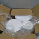 Crafare 3 Tiers Round Foam Cake Dummies Set 4" 6" 8" White Fake Practice Cake Dummy 9 Inch Tall for Christmas Wedding Supplies Baby Shower Birthday Cake Decorating Display