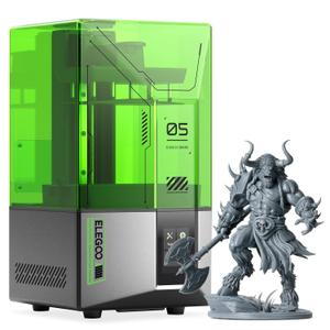 ELEGOO Mars 5 Resin 3D Printer with 4K Mono LCD,Automatic Leveling, Desktop 3D Printer with Printing Size of 5.65 3.53 5.91 inches