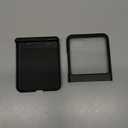 For Motorola Razr 2024/2025 Case with Stand, Built-in Outer Screen Protector & Hinge Protection, Slim Fit Hard Full Body Shockproof Phone Cover for Moto Razr 2024/2025, Black