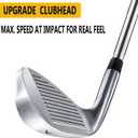 MAZEL Short 7 Iron Golf Club for Kids Boys & Girls Aged 6-9 Years - Junior Practice Golf Iron,24.5 Inch, right hand