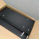 Lazzanto Nightstand with Hidden Drawer & Charging Station, Modern Bedside Table with Storage Drawer and Hidden Compartment, for Bedroom, AC Outlets, USB-A & USB-C Ports, Black