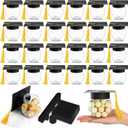Teenyyou 24 Pcs Gold 2026 Graduation Cap Candy Jars Graduation Party Favors Candy Containers Bulk Grad Cap Box Jars Container with Tassels for DIY Table Party Supply Gifts