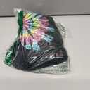 Tie Dye Valentines Colorful Hearts Day Men Women Kids T-Shirt (Black, M)