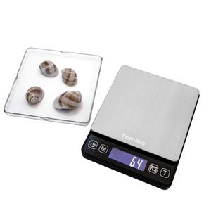 Precision Scale with Hold Function - Tomiba 3000g 0.01oz/0.1g Small Cooking Mini Food Scale Portable Electronic Jewelry Scale Batteries Included
