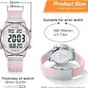 Hearkent Women Pedometer Watch for Walking Steps and Miles-Step Counter for Calories,30M Waterproof-EL Backlight-Countdown-Stopwatch-No App Step Tracker for Adults Seniors