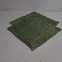 MIULEE Pack of 2 Velvet Soft Solid Decorative Square Throw Pillow Covers Set Cushion Case for Spring Sofa Bedroom Couch 18x18 Inch Moss Green